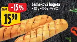 Albert Česneková bageta nabídka