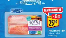 Albert Treska tmavá - filet nabídka