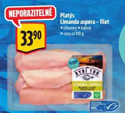 Albert Platýs Limanda aspera - filet nabídka