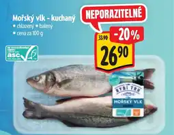 Albert Mořský vlk - kuchaný nabídka