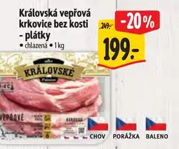 Albert Královská vepřová krkovice bez kosti - plátky nabídka