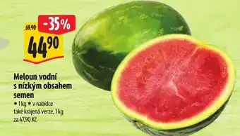 Albert Meloun vodní s nízkým obsahem nabídka