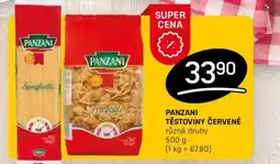 Flop PANZANI Těstoviny červené nabídka