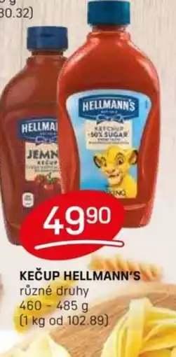Flop HELLMANN'S Kečup nabídka