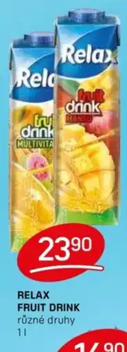 Flop RELAX Fruit drink nabídka