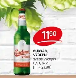 Flop Budvar Výčepní nabídka