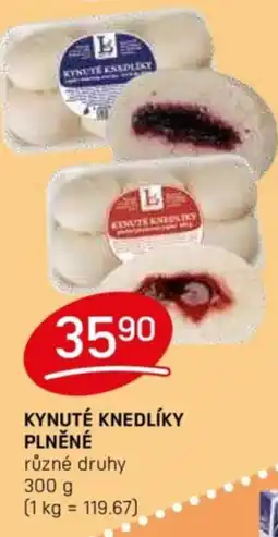 Flop Kynuté Knedlíky plněné nabídka