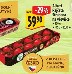 Albert Albert Rajčata Strabena na větvičce nabídka