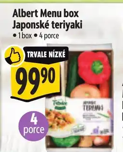Albert Albert Menu box Japonské teriyaki nabídka