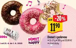 Albert Donut s polevou nabídka