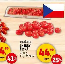 Penny Market RAJČATA CHERRY ČESKÁ, 250 g nabídka