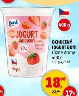 Penny Market OCHUCENÝ JOGURT BONI různé druhy, 400 g nabídka