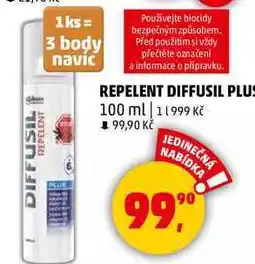 Penny Market REPELENT DIFFUSIL PLUS, 100 ml nabídka