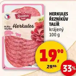 Penny Market HERKULES ŘEZNÍKŮV TALÍŘ krájený, 100 g nabídka