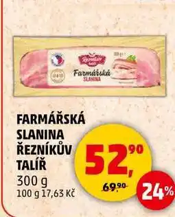 Penny Market FARMÁŘSKÁ SLANINA ŘEZNÍKŮV TALÍŘ, 300 g nabídka
