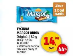 Penny Market TYČINKA MARGOT ORION Originál, 80 g nabídka