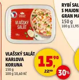Penny Market VLAŠSKÝ SALÁT KARLOVA KORUNA, 150 g nabídka