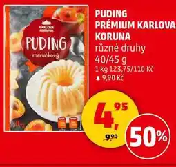 Penny Market PUDING PRÉMIUM KARLOVA KORUNA různé druhy, 40/45 g nabídka