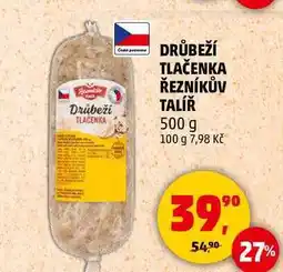 Penny Market DRŮBEŽÍ TLAČENKA ŘEZNÍKŮV TALÍŘ, 500 g nabídka