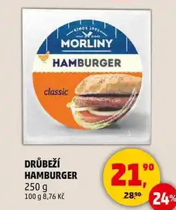 Penny Market DRŮBEŽÍ HAMBURGER, 250 g nabídka
