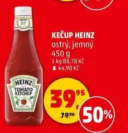 Penny Market KEČUP HEINZ ostrý, jemný, 450 g nabídka