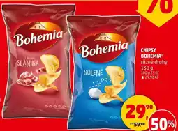 Penny Market CHIPSY BOHEMIA různé druhy, 130 g nabídka