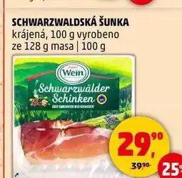 Penny Market SCHWARZWALDSKÁ ŠUNKA krájená, 100 g nabídka