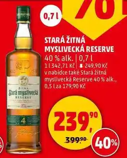 Penny Market STARÁ ŽITNÁ MYSLIVECKÁ RESERVE 40% alk., 0,7 l nabídka