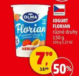 Penny Market JOGURT FLORIAN různé druhy, 150 g nabídka
