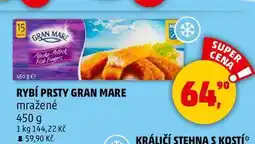 Penny Market RYBÍ PRSTY GRAN MARE mražené, 450 g nabídka