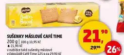 Penny Market SUŠENKY MÁSLOVÉ CAFÉ TIME, 200 g nabídka