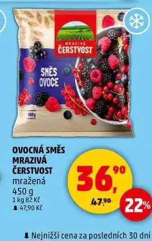 Penny Market OVOCNÁ SMĚS MRAZIVÁ ČERSTVOST mražená, 450 g nabídka