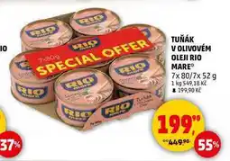 Penny Market TUŇÁK V OLIVOVÉM OLEJI RIO MARE, 7x 80/7x 52 g nabídka