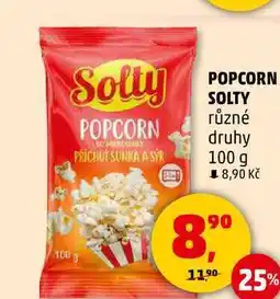 Penny Market POPCORN SOLTY různé druhy, 100 g nabídka
