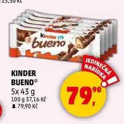 Penny Market KINDER BUENO, 5x 43 g nabídka