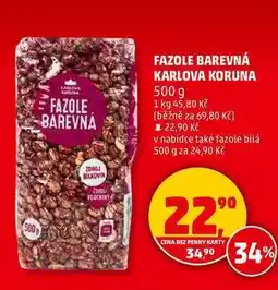 Penny Market FAZOLE BAREVNÁ KARLOVA KORUNA, 500 g nabídka