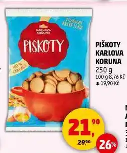 Penny Market PIŠKOTY KARLOVA KORUNA, 250 g nabídka