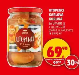 Penny Market UTOPENCI KARLOVA KARLOVA, 670/400 g nabídka