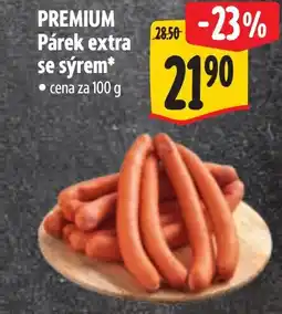 Albert Premium Párek extra se sýrem nabídka