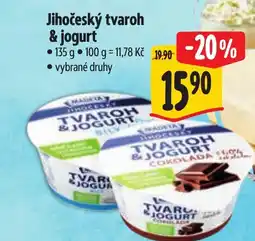 Albert Jihočeský tvaroh & jogurt nabídka