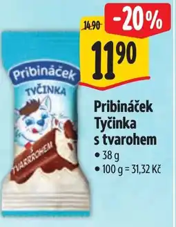 Albert Pribináček Tyčinka s tvarohem nabídka
