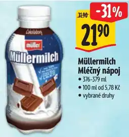 Albert Müllermilch Mléčný nápoj nabídka