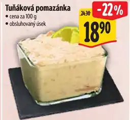 Albert Tuňáková pomazánka nabídka
