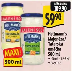 Albert HELLMANN'S Majonéza/ Tatarská omáčka nabídka
