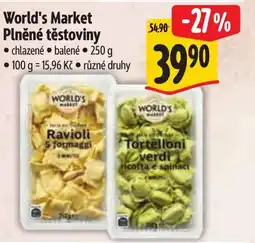 Albert World's Market Plněné těstoviny nabídka