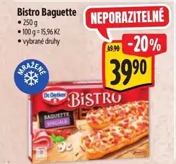 Albert Bistro Baguette nabídka