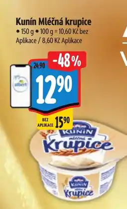 Albert Kunín Mléčná krupice nabídka