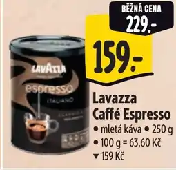 Albert LAVAZZA Caffé Espresso nabídka