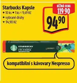 Albert Starbucks kávové kapsle nabídka