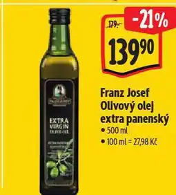 Albert Franz josef olivový olej extra panenský nabídka